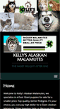 Mobile Screenshot of kellysalaskanmalamutes.com